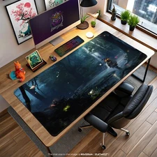 Majora's Mask Forest Scene Desk Mat - Mystical Zelda Gaming Mouse Pad, Hyrule