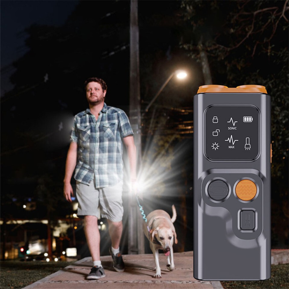 Ultraschall Hund Repeller 2025 - Handheld Hunde Trainer Gegen Bellen