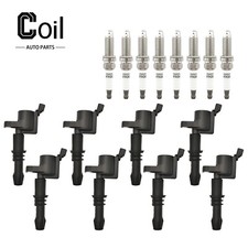 8pcs Ignition Coil Spark Plug For 2009-2014 Ford Expedition Navigator 5.4l