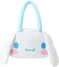 Sanrio Character Cinnamoroll Face Shape Design Tote Bag Plush Tote Bag New Japan
