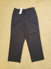 Alfred Dunner Proportioned Short Classic Fit Women's Pull-on Pants Size 12 Navy