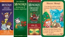 Munchkin Bookmark Card Set Sugar Smashing Gleeful Regifting Holiday Cheer Hoard