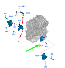 Support moteur Ford RANGER