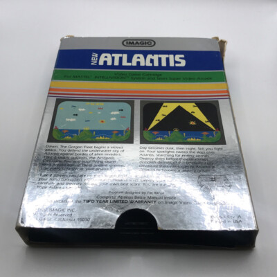 Jeu Atlantis Sur Mattel Intellivision – Imagic, 1979, Action-aventure