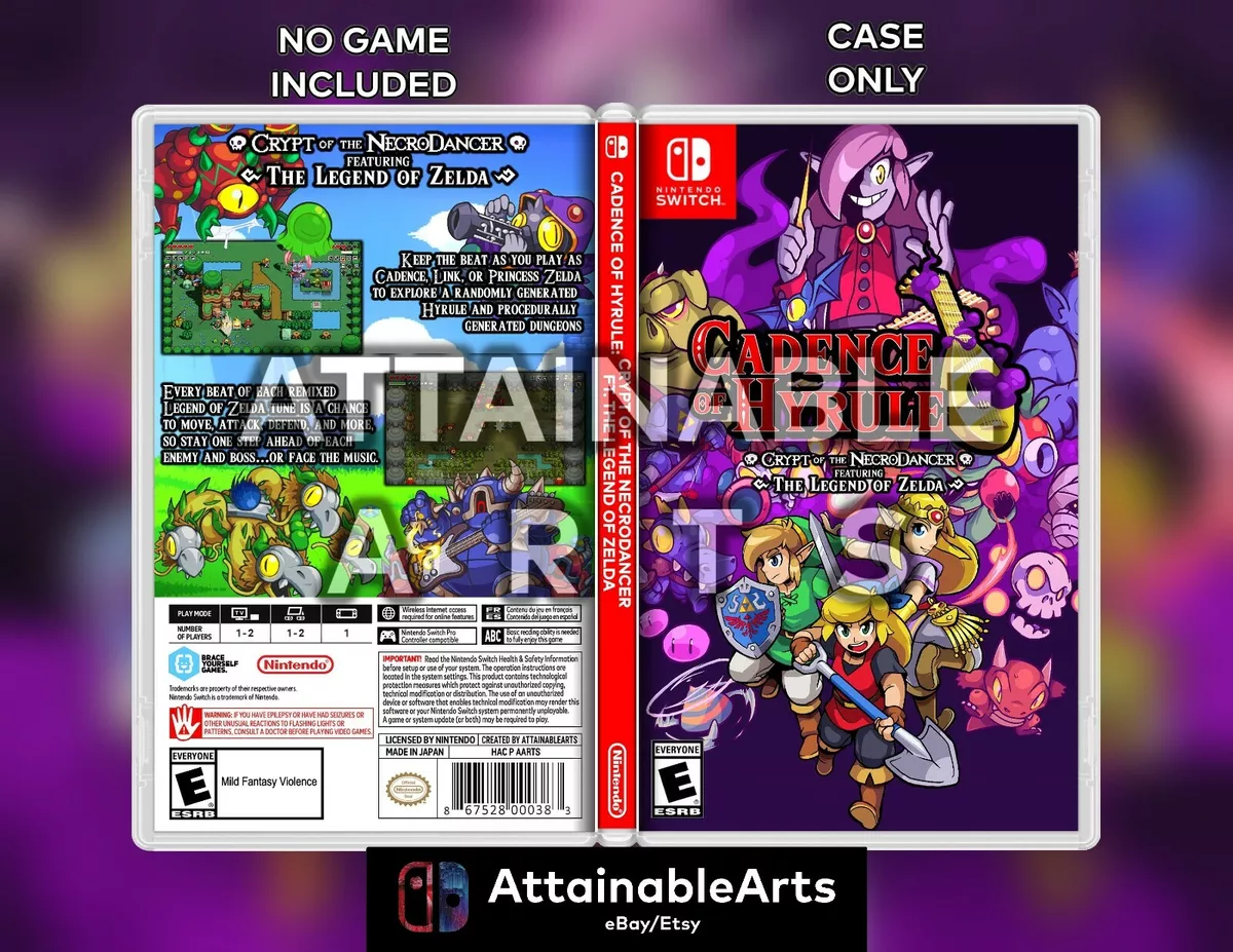 Cadence of Hyrule Legend of Zelda Game Case Switch 2019 NO