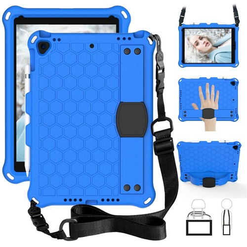 Rubber Stand Case Cover With Strap For iPad Mini Air Pro 1 2 3 4 5/6/7/8/9th Gen - Picture 2 of 84