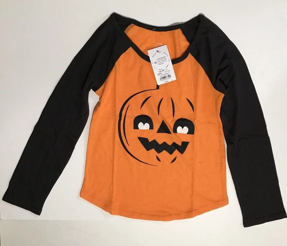 long sleeve pumpkin t shirt