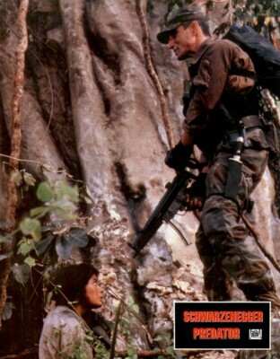 Predator ORIGINAL Aushangfoto Arnold Schwarzenegger / Carl Weathers ACTION-KULT