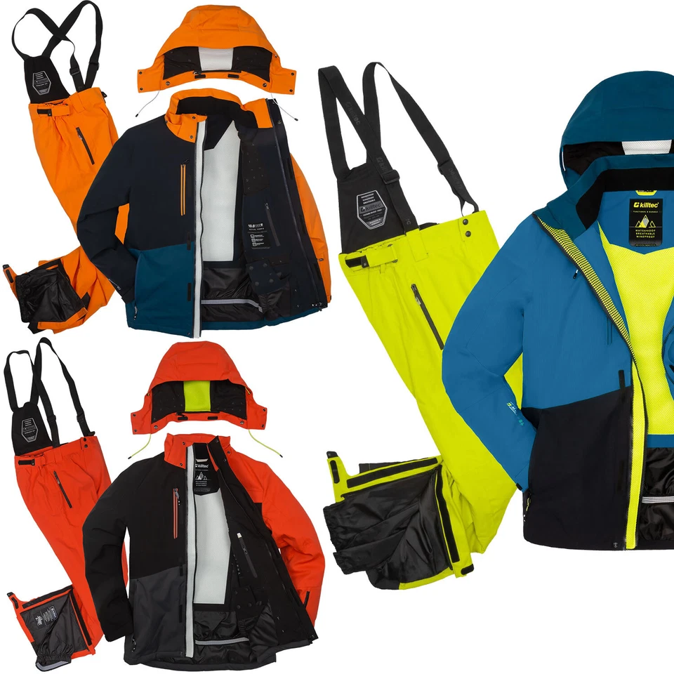 Killtec Herren Skianzug Größe S-XXL wasserdicht Winteranzug Skijacke + Skihose