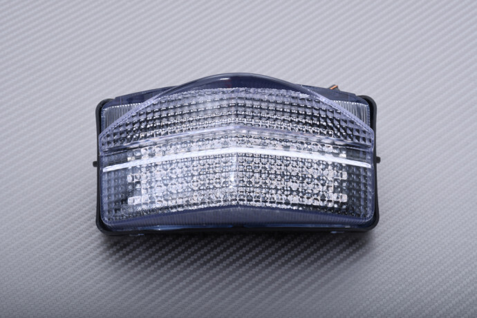 Feu arrière LED blanc CBR 600 F4i finition cristal avec clignotants Honda 2001-2002