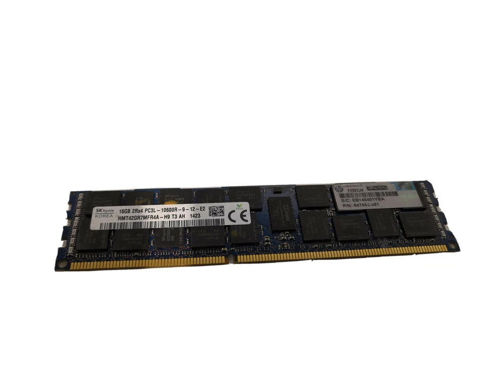 3x SKhynix 16 GB (je 16 GB) DDR3-1333 PC3L-10600R HMT42GR7MFR4A-H9 T3 AH CL9 Ram - Bild 4 von 4