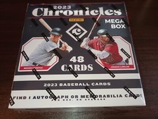 2023 Panini Chronicles Baseball Mega Box 1 Auto or Memorabillia on average