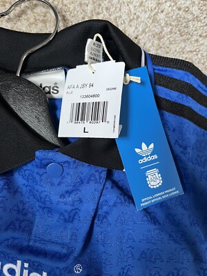 Tシャツ・カットソー adidas Argentina Away Jersey Blue IS0266 Adidas Argentina 1994 Away Mens Jersey IS0266 | eBay