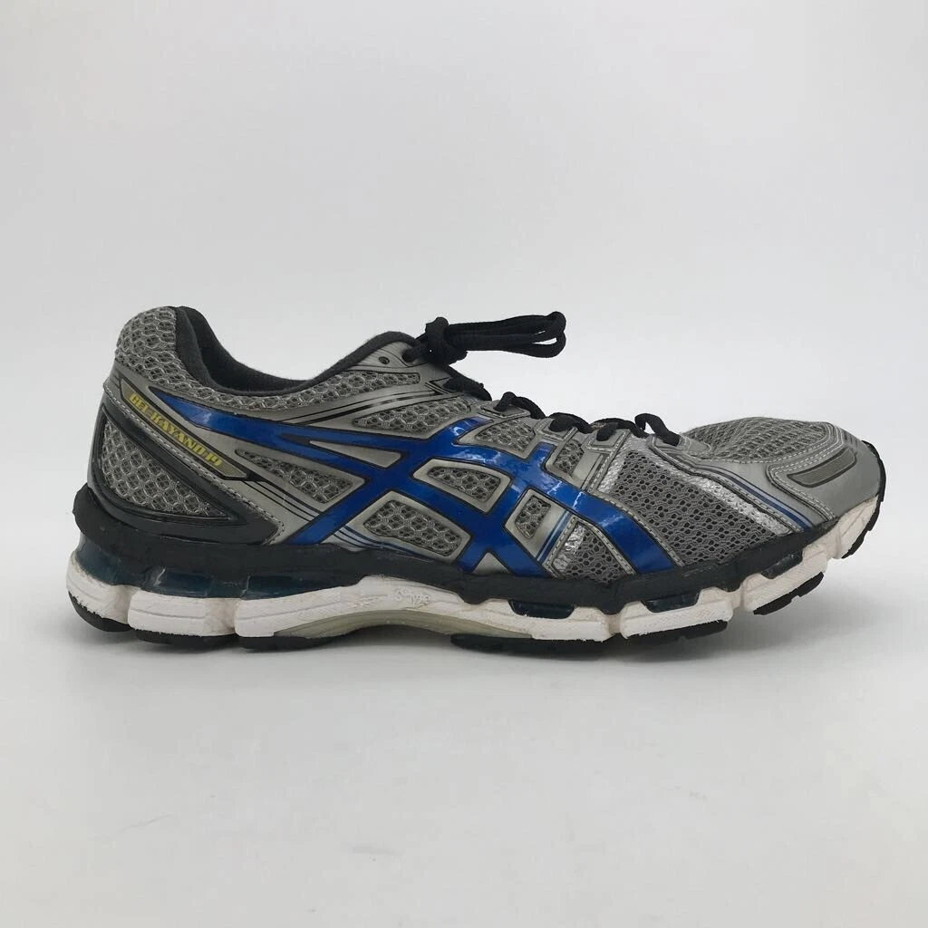 Mens Gel Kayano 19 Running Shoes Gray Blue Low Top Lace Up Mesh EU46.5 12M | eBay