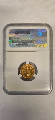 1925 D $2.5 Indian Head Gold Eagle MS64 NGC COIN - Picture 2 of 2