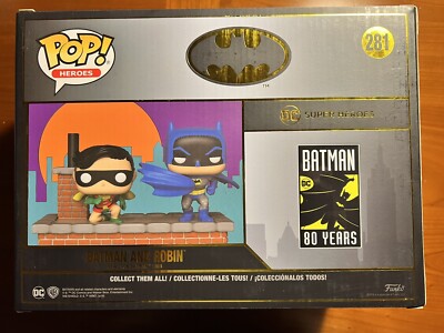 Funko Pop Batman and Robin #281 New Look Batman 1964 Comic Moments