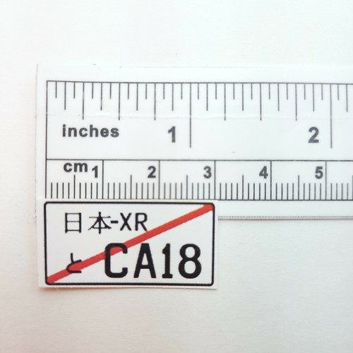RC 1/10 License Plate Scale Sticker Decal Drift Car Onroad Body Licence Number - Picture 207 of 240