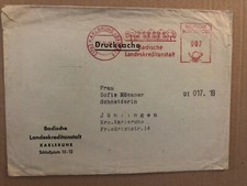 deutsche bundespost briefmarken Freistempel 1956/57 Landeskreditanstalt