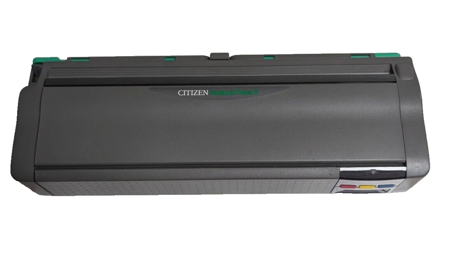 Vintage Citizen Notebook Printer II almost complete  IN BOX! Printer Damage - Image 4 of 4