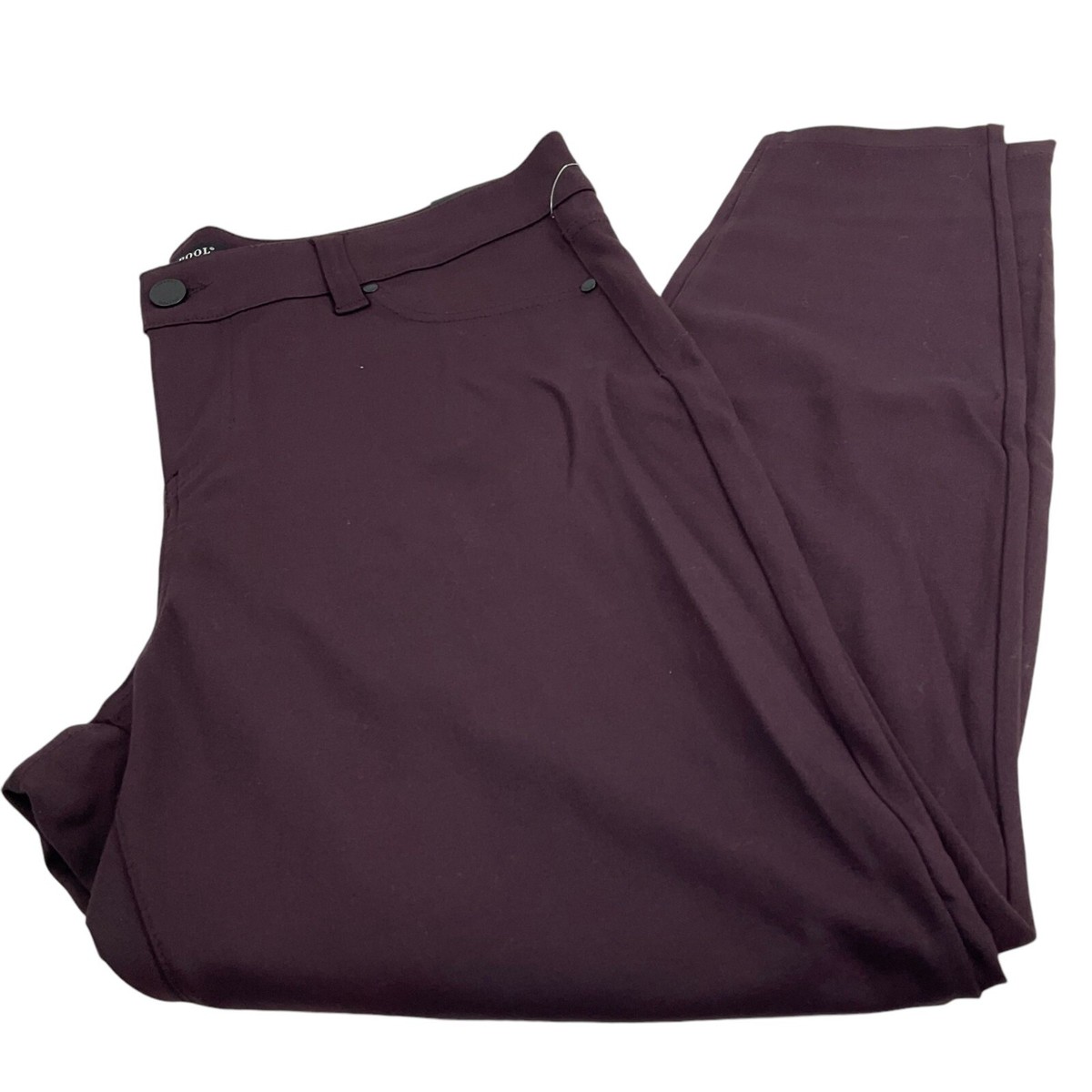 Liverpool Pants Women's Sz 18W Aubergine Madonna Skinny High Rise