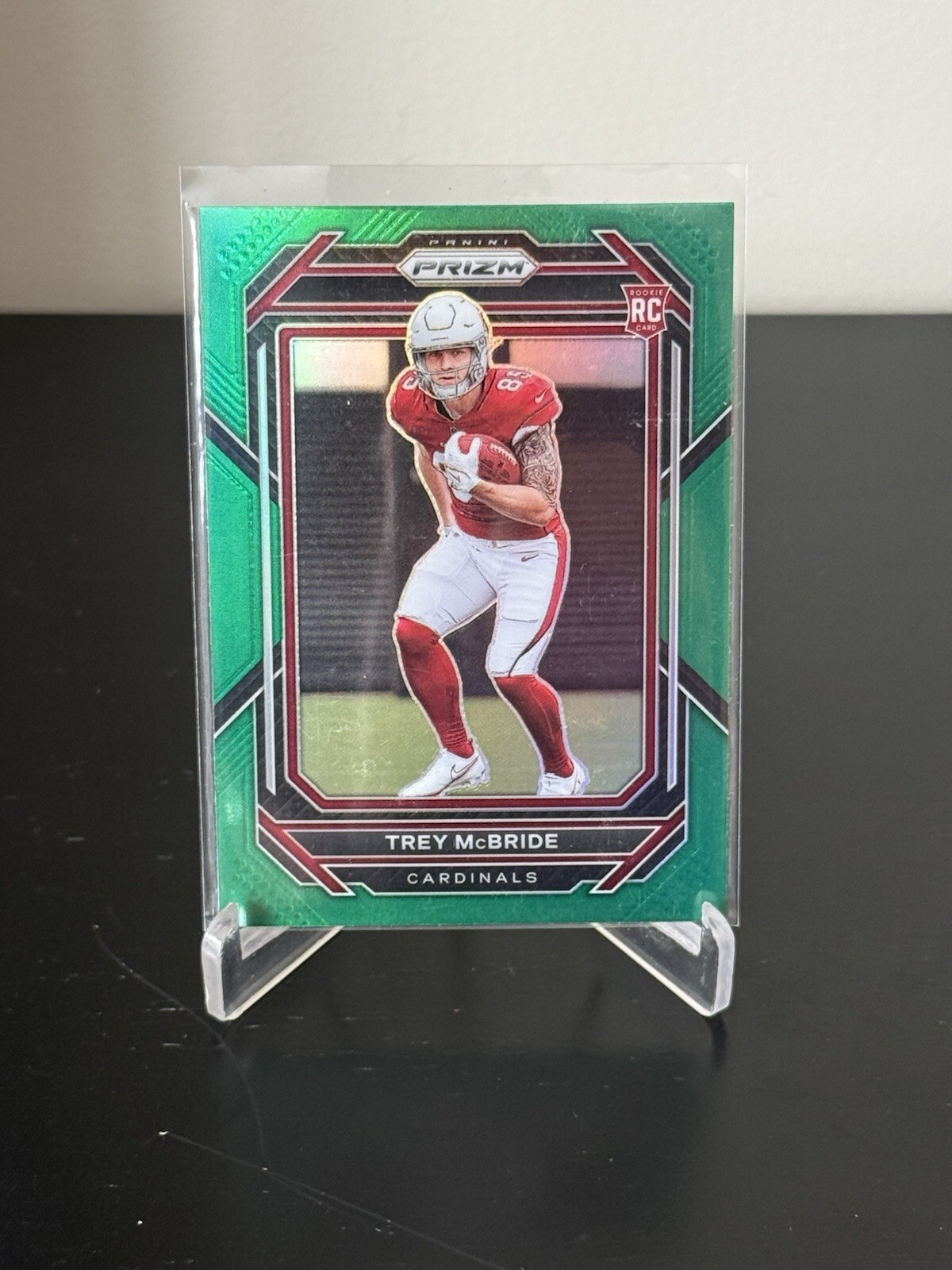 2022 Panini Prizm - Rookies Green Prizm #327 Trey McBride (RC)