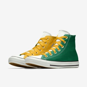 Nfl Converse All Star Custom Made Packers Men S High Top Sneakers Ebay
