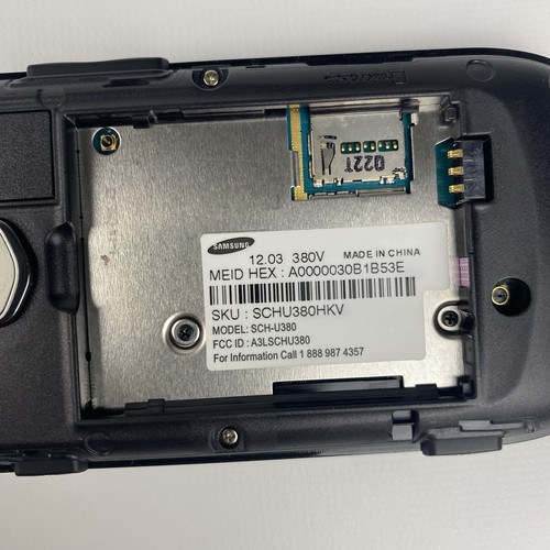 Samsung Brightside SCH-U380HKV (Verizon) telefono con tastiera scorrevole nero - testato - Foto 5 di 10