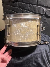 Black Jack Japan Drum Junior Rack Tom 9x6 Vintage Cream Pearl Wrap