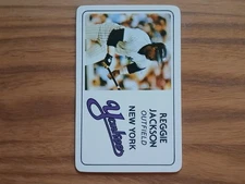 1981 Perma-Graphics REGGIE JACKSON Superstar Credit Cards - New York YANKEES HOF