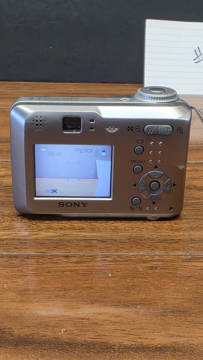 Sony Cyber-shot DSC-S60 4.1MP Digital Camera - Silver for sale