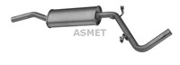 Asmet MittelschalldäMpfer SchalldäMpfer FüR Skoda Felicia I 6U1 6U5 VW Caddy