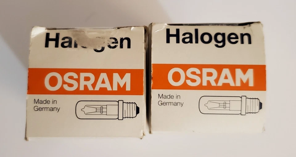 New-NOS Pair (2) Osram 64488 120V 150W Halogen Bulbs *Made in Germany - Tested - Image 3 of 4