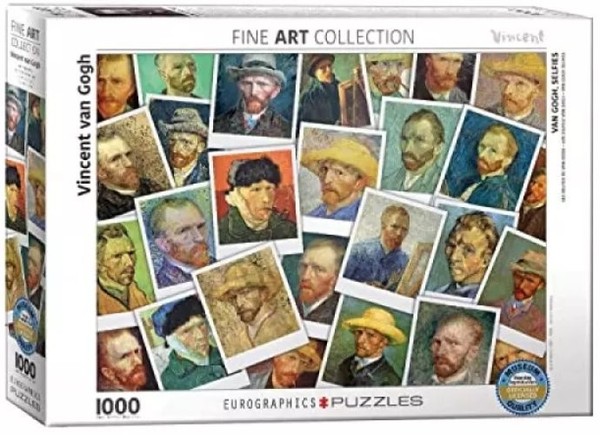 628136653084 Puzzle 1000 ElementóW. Autoportrety, Vincent Van Gogh Eurographics-image