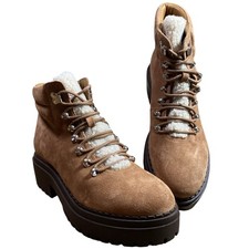 Marc Fisher LTD Nairy Lace Hiking Boot - Brown Women's Sz 9.5M 248