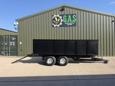 8-10 Ton Muck Trailer,Manure Trailer?Rear Loading Ramp?High Sides,TippingTrailer