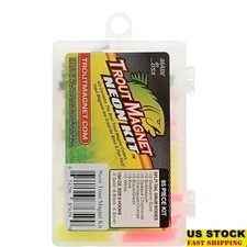 Trout Magnet Neon Softbait Kit 85pc Ideal Fishing Lures Bass Panfish anglers New
