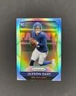 2025 Panini Prizm Jaxson Dart Rookie Throwback Silver #10 (RC) - Giants