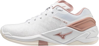 Mizuno Wave Stealth Neo Womens Netball Shoes White Sports Training