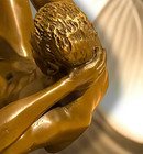 Bronze Sculpture Statue Marble Rare Man Art Mavchi Male Art Deco Decor Gift