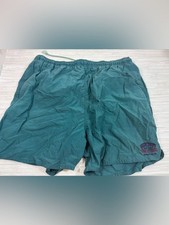Ron Jon SurfShop cocoa beach XL Teal Drawstring Swim Shorts