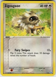 Zigzagoon 79/109 EX Ruby & Sapphire