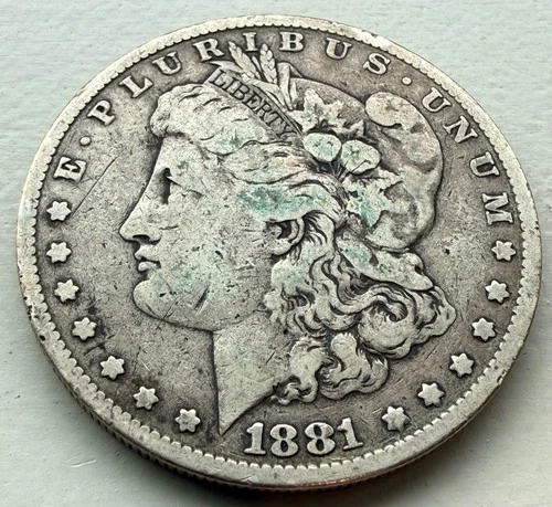 1881 Morgan SILVER Dollar ~ (F) Fine  Condition ~ Historic Silver
