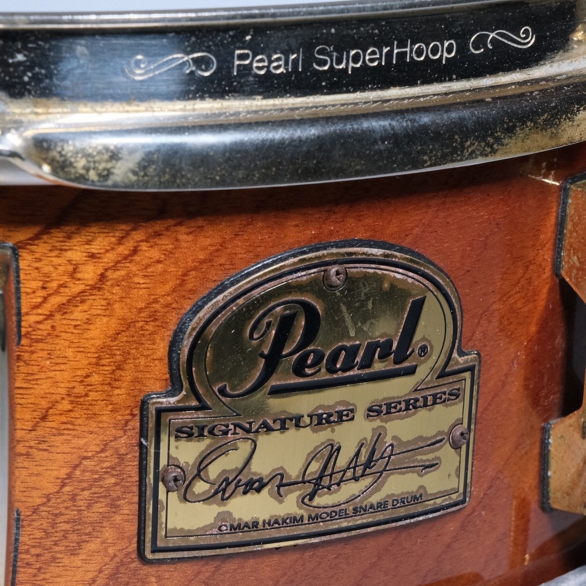 14kgf ポメ様 PEARL OMAR HAKIM Snare drum signature series 13