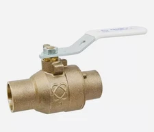 NIBCO S-585-80-LF 1 1/2" SOLDER BALL VALVE FULL PORT NSF/ANSI 61 NSF/ANSI 372