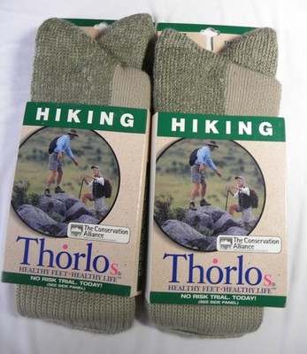 Thorlo Unisex Crew Hiking Midweight Socks x2 KX 13 Size 9 to 12.5 or 10.5 to 13