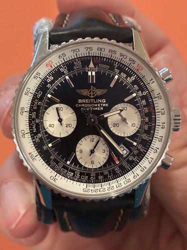 Breitling Navitimer A23322 BAP 43mm Stainless Steel Black Dial full Set