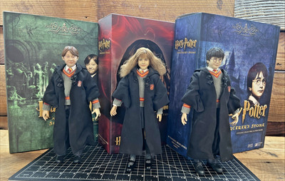 Star Ace Harry Potter Hermione & Ron Sorcerers Stone 1/6 Scale Figures COMPLETE