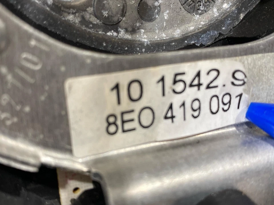 B6 2004 2005 Audi S4 Steering Wheel Black Leather OEM (TL) — 第 2/4 张图片