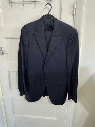 Lanvin Paris Made-in-Italy 2-piece mens suit made of Super 120's superfine wool. - Afbeelding 1 van 13