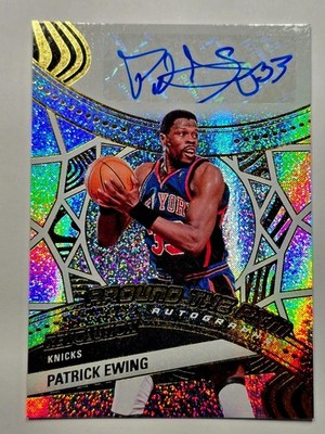 2024-25 Panini Revolution Patrick Ewing Around the Rim Auto #ATR-PTE Knicks